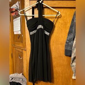 Black dress from Deb
